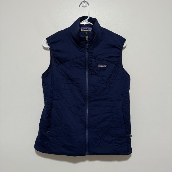 Patagonia Jackets & Blazers - Patagonia NWT Nano-Air Vest in Navy Blue Turtle Embroidered Logo‎